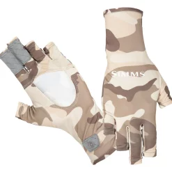 Bugstopper Sunglove Simms Woodland Camo Sandbar