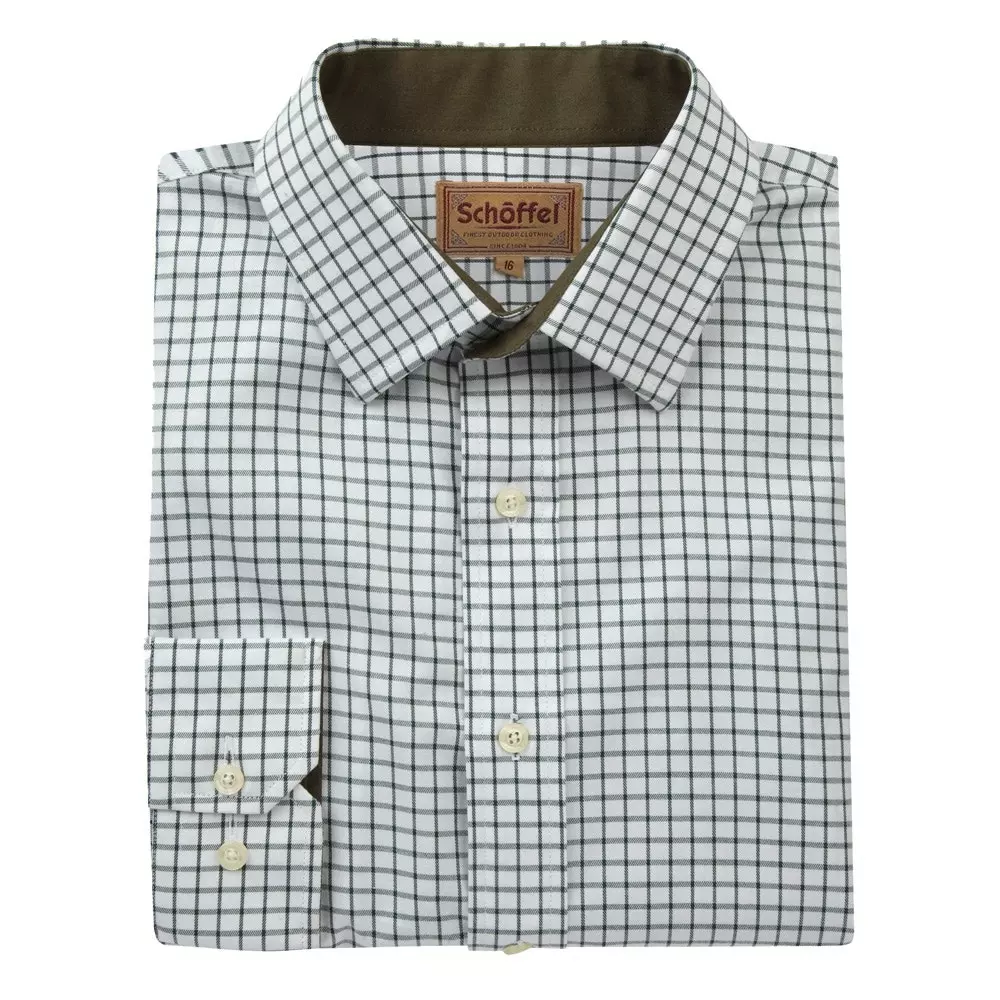Schoffel Cambridge Cotton Check Shirt 5 Schoffel Cambridge Cotton Check Shirt - Image 3