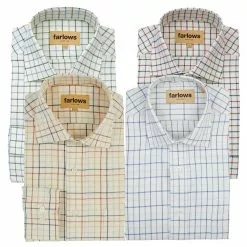 Farlows Tattersall Medium Check Shirt