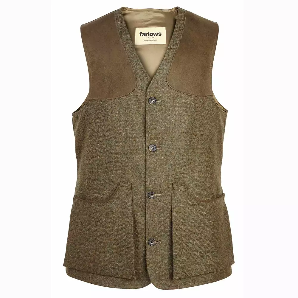 Farlows Moorland Tweed Shooting Vest 6 Farlows Moorland Tweed Shooting Vest - Image 4