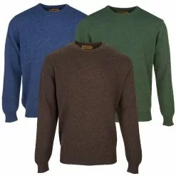 Farlows Crew Neck Lambswool Knitted Jumper