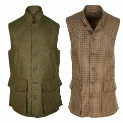 Farlows Tweed Shooting Gilet