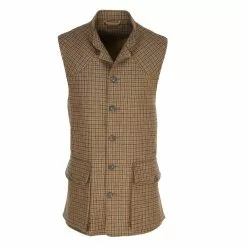 Farlows Tweed Shooting Gilet -Shooting Sales Shop f17a0387darkolive 1 1