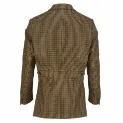 Farlows Norfolk Tweed Shooting Jacket -Shooting Sales Shop f17a0388olivehoundstooth2 5