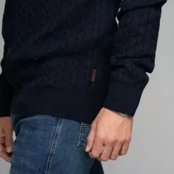 Schoffel Cable 1/4 Zip Cashmere Knitted Jumper -Shooting Sales Shop f18a0063.01