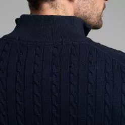 Schoffel Cable 1/4 Zip Cashmere Knitted Jumper -Shooting Sales Shop f18a0063.04