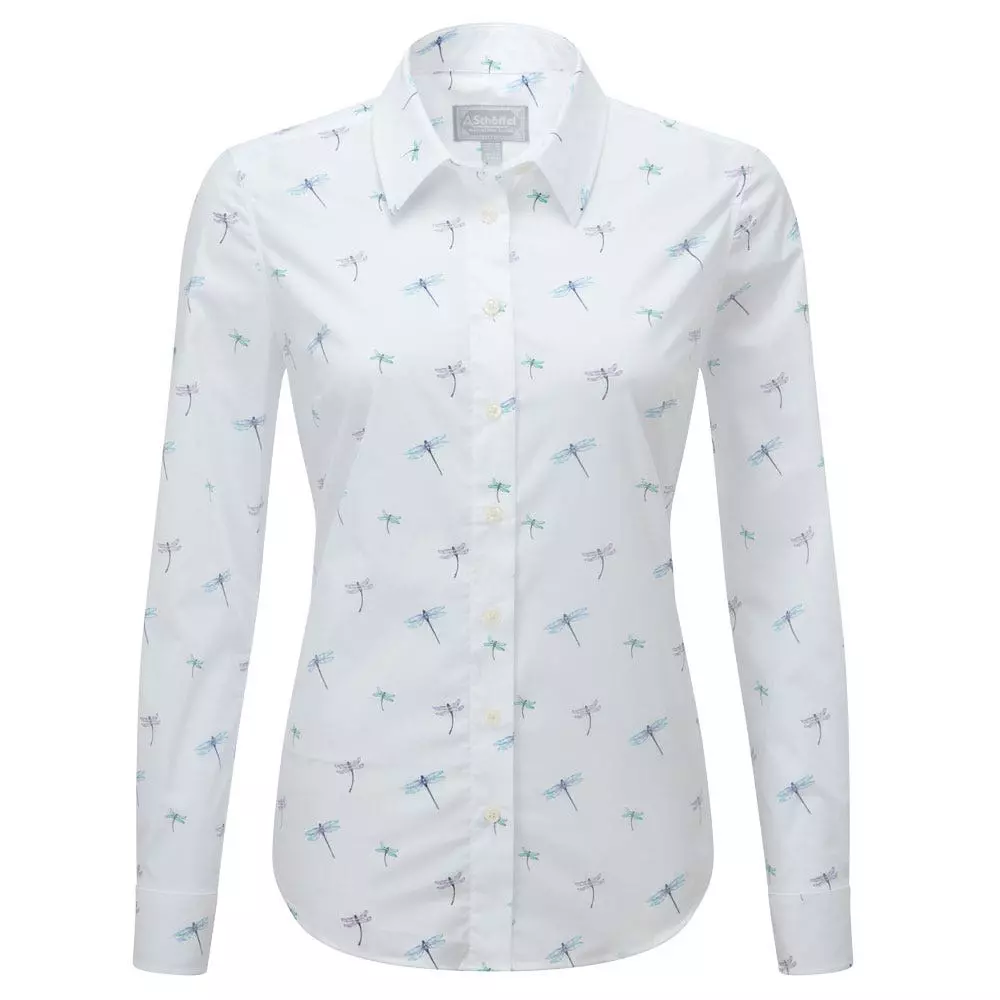 Schoffel Ladies Norfolk Cotton Shirt 5 Schoffel Ladies Norfolk Cotton Shirt - Image 3