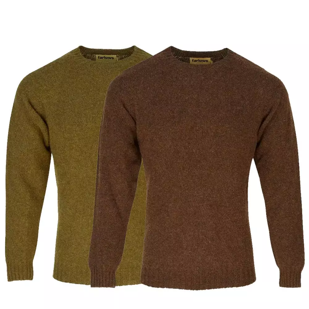 Farlows Lambswool Crew Neck Jumper 3 Farlows Lambswool Crew Neck Jumper