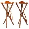 Laksen Teak & Leather Tripod Seat