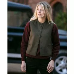 Farlows Ladies Loden Jerkin Waistcoat -Shooting Sales Shop f18a0216.2 2