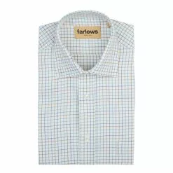 Farlows Tattersall Small Check Shirt -Shooting Sales Shop f18a0244bluegreenbrown 7