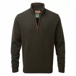 Schoffel Lambswool Aerobloc 1/4 Zip Jumper