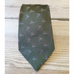 Farlows New Flying Pheasant Silk Tie -Shooting Sales Shop f20a0076olive