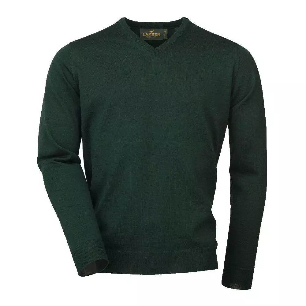 Laksen Sussex Merino Wool V-Neck Jumper 3 Laksen Sussex Merino Wool V-Neck Jumper