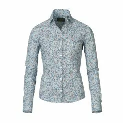 Laksen Ladies Flora Print Cotton Shirt