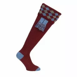 Farlows Chequers Shooting Sock & Garter Set -Shooting Sales Shop f21a0155.2 2