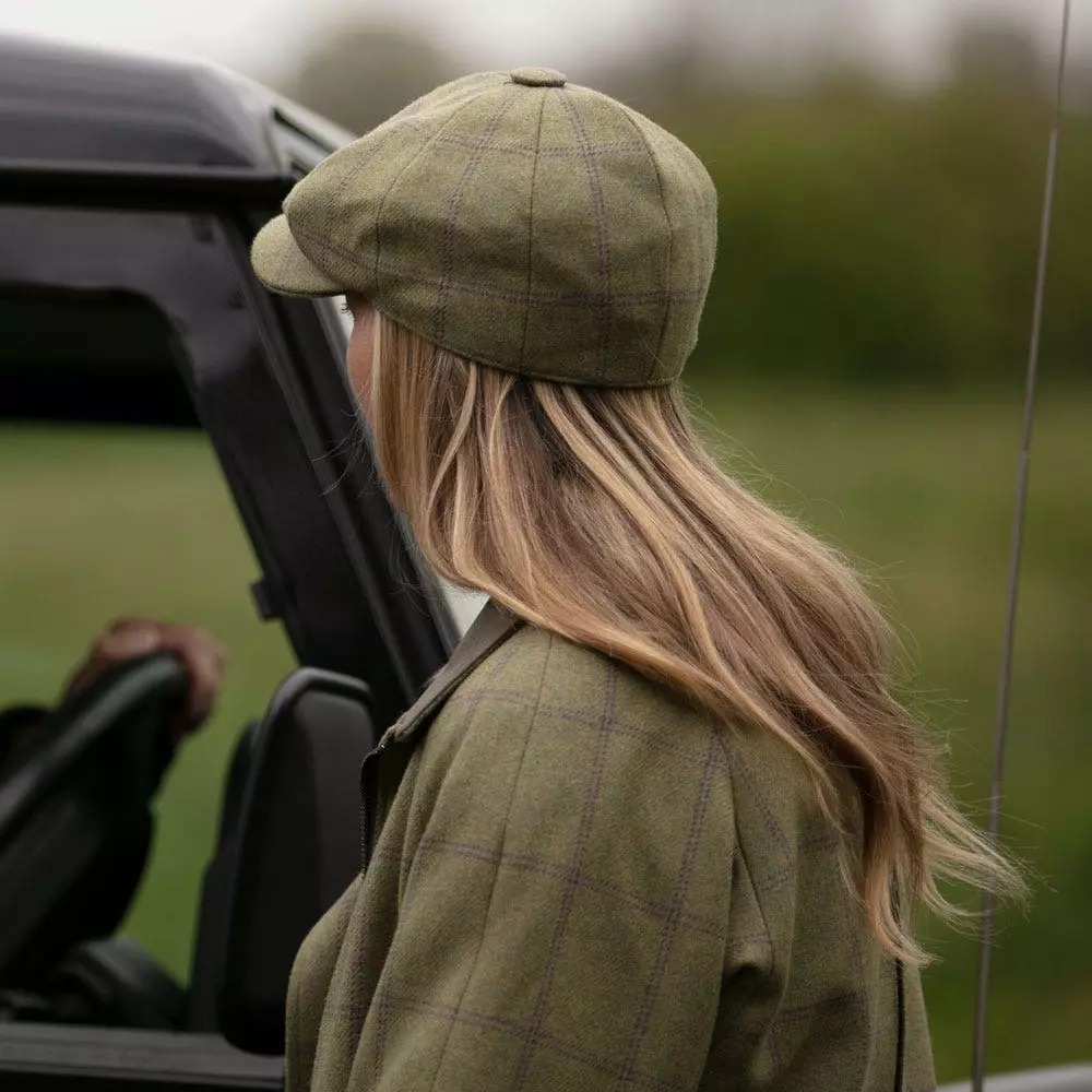 Farlows Ladies 8 Piece Tweed Cap 8 Farlows Ladies 8 Piece Tweed Cap - Image 6