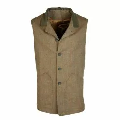 Farlows Rudham Nehru Tweed Gilet -Shooting Sales Shop f21a0183.2 1