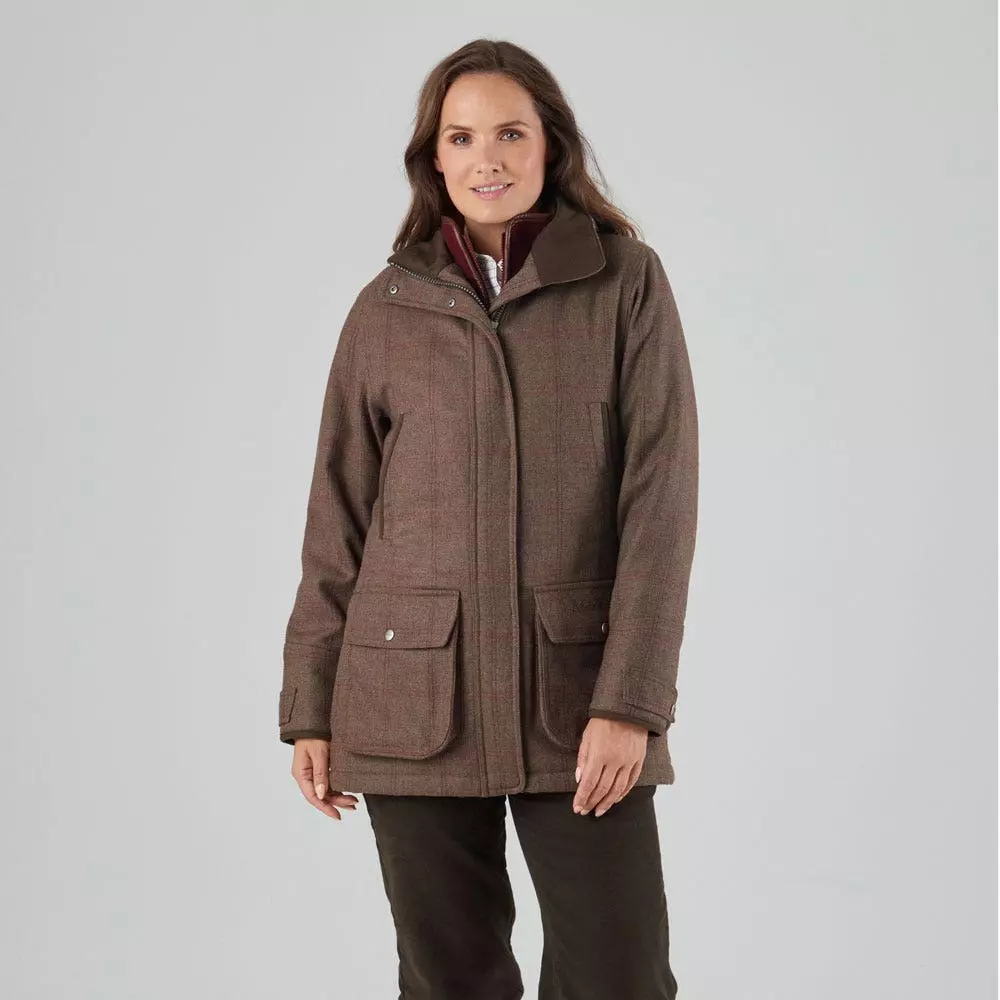 Schoffel Ladies Ptarmigan Iona Tweed Shooting Coat 5 Schoffel Ladies Ptarmigan Iona Tweed Shooting Coat - Image 3