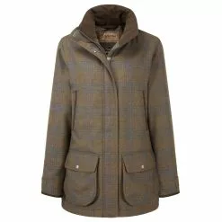 Schoffel Ladies Ptarmigan Iona Tweed Shooting Coat
