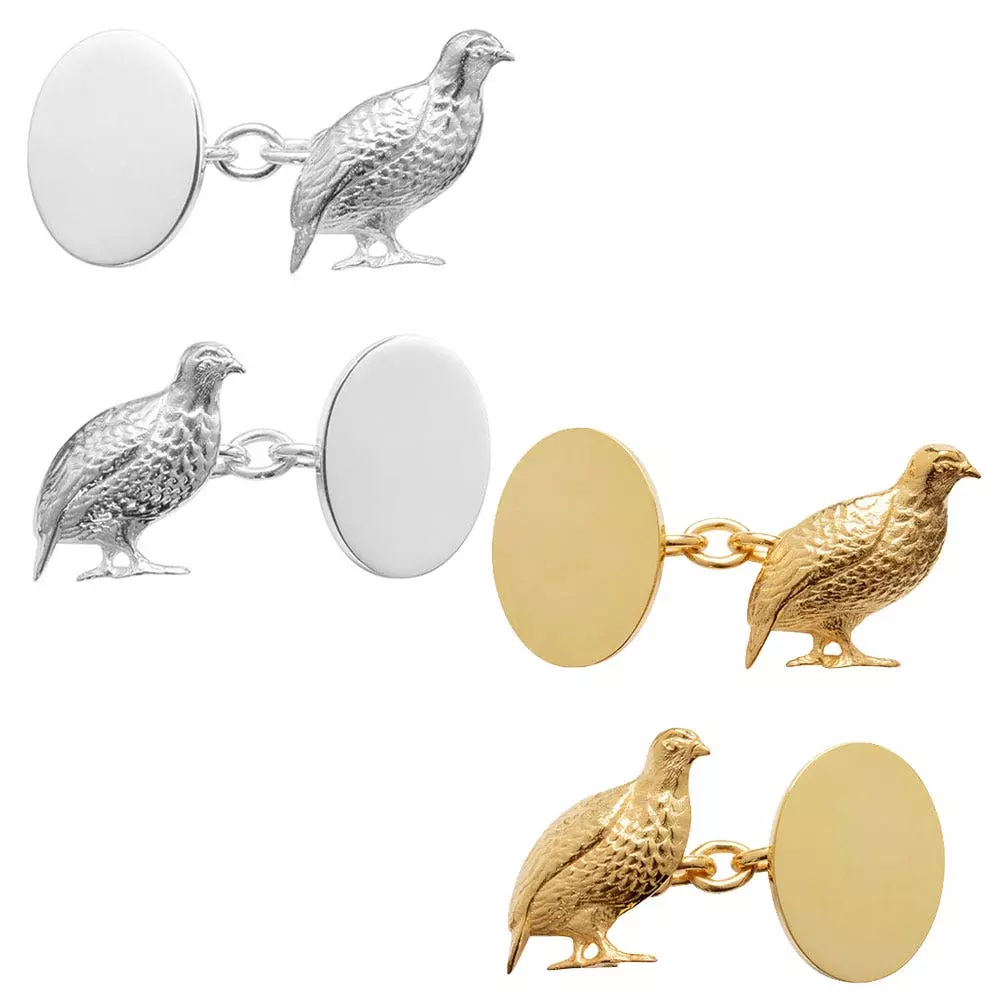 Farlows Grouse Cufflinks 3 Farlows Grouse Cufflinks