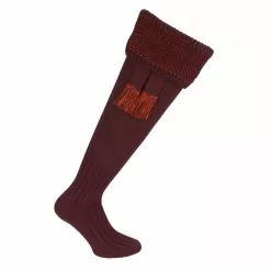 Farlows Oakley Textured Knitted Sock & Garter Set -Shooting Sales Shop f22a0176mulberry