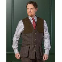 Laksen Limited Edition Belmond Leith Tweed Shooting Vest
