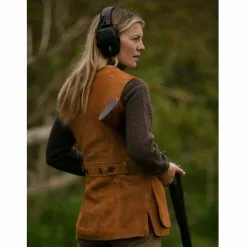 Farlows Ladies Suede Shooting Vest -Shooting Sales Shop f22a0267.5