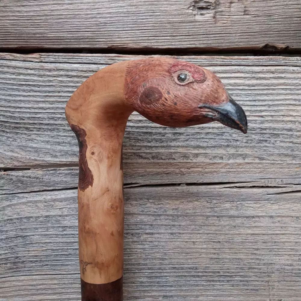 Farlows Red Grouse Walking Stick - Hawthorn With A Blackthorn Shank 5 Farlows Red Grouse Walking Stick - Hawthorn With A Blackthorn Shank - Image 3