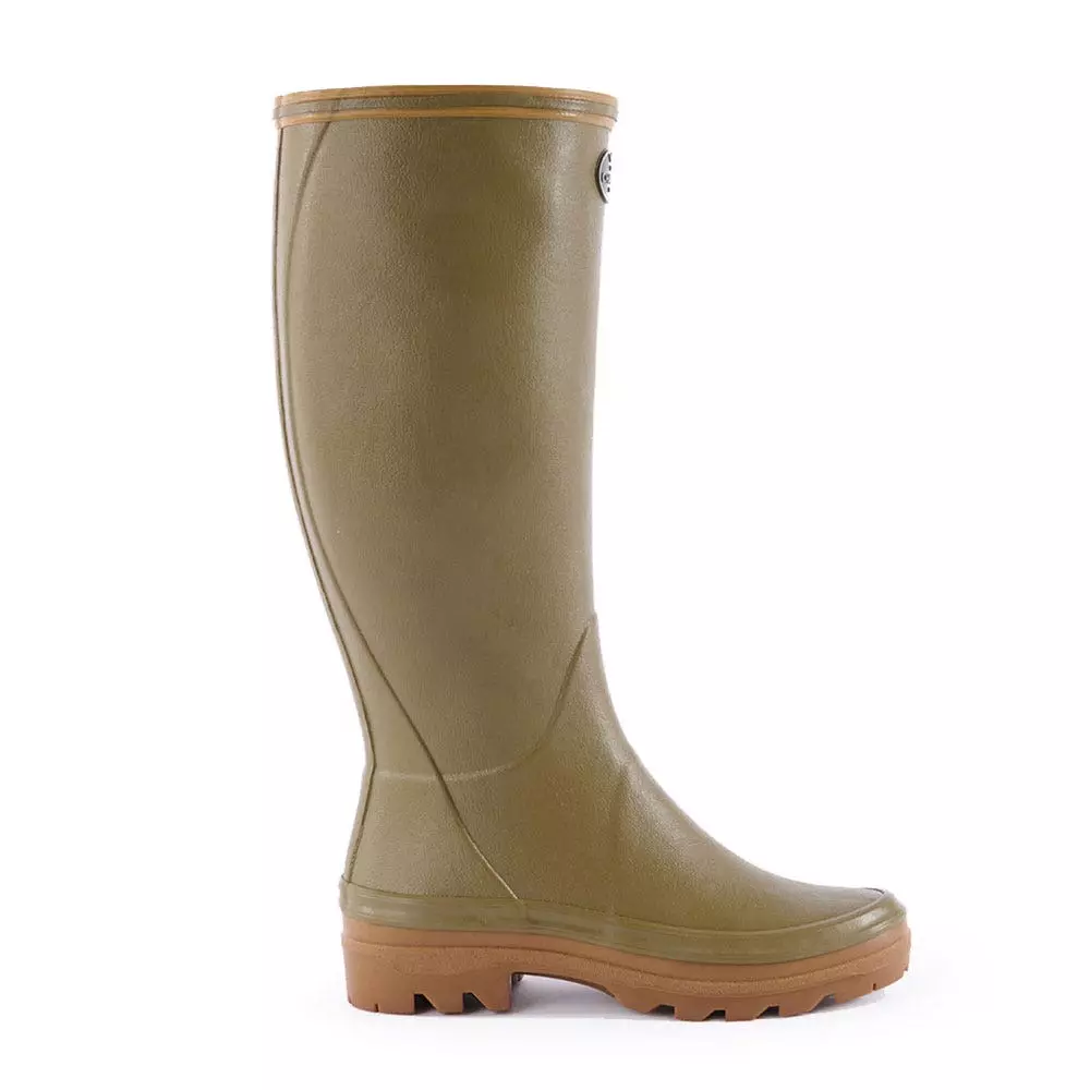 Le Chameau Ladies Giverny Jersey Lined Wellington Boots 6 Le Chameau Ladies Giverny Jersey Lined Wellington Boots - Image 4