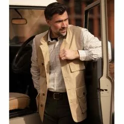 Farlows Cotton Safari Utility Vest -Shooting Sales Shop f23a0185.9