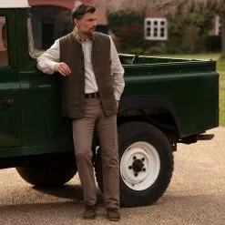 Farlows Linen Rudham Nehru Vest -Shooting Sales Shop f23a0186.3