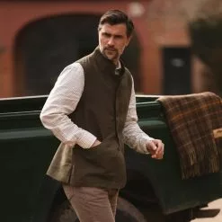 Farlows Linen Rudham Nehru Vest -Shooting Sales Shop f23a0186.5