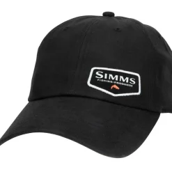 Fishing Cap Simms Oil Cloth Black