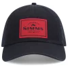 Fishing Cap Simms Single Haul Black Red -Shooting Sales Shop fishing cap simms single haul black red