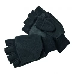 Shooting Sales Shop 22 Kinetic Fishing Fishing Gloves Kinetic Wind Stop Fold Over Mitt Black