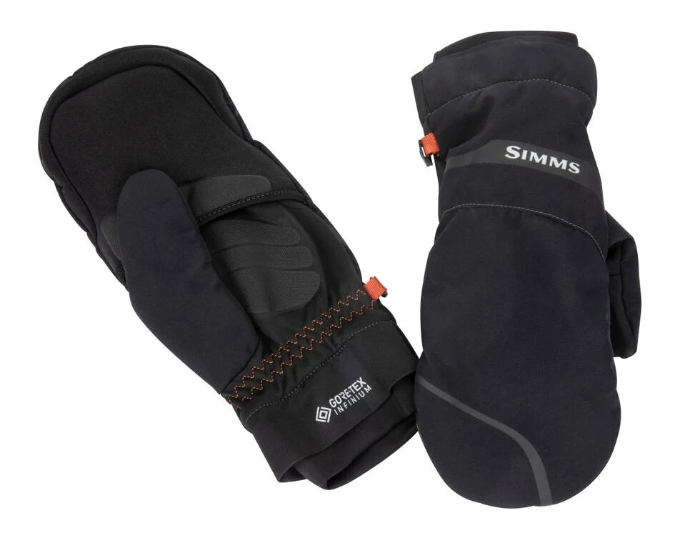 Fishing Gloves Simms GORE-TEX™ ExStream Foldover Mitt Black 3 Fishing Gloves Simms GORE-TEX™ ExStream Foldover Mitt Black