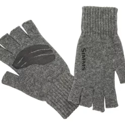 Fishing Gloves Simms Wool 1/2 Finger Steel