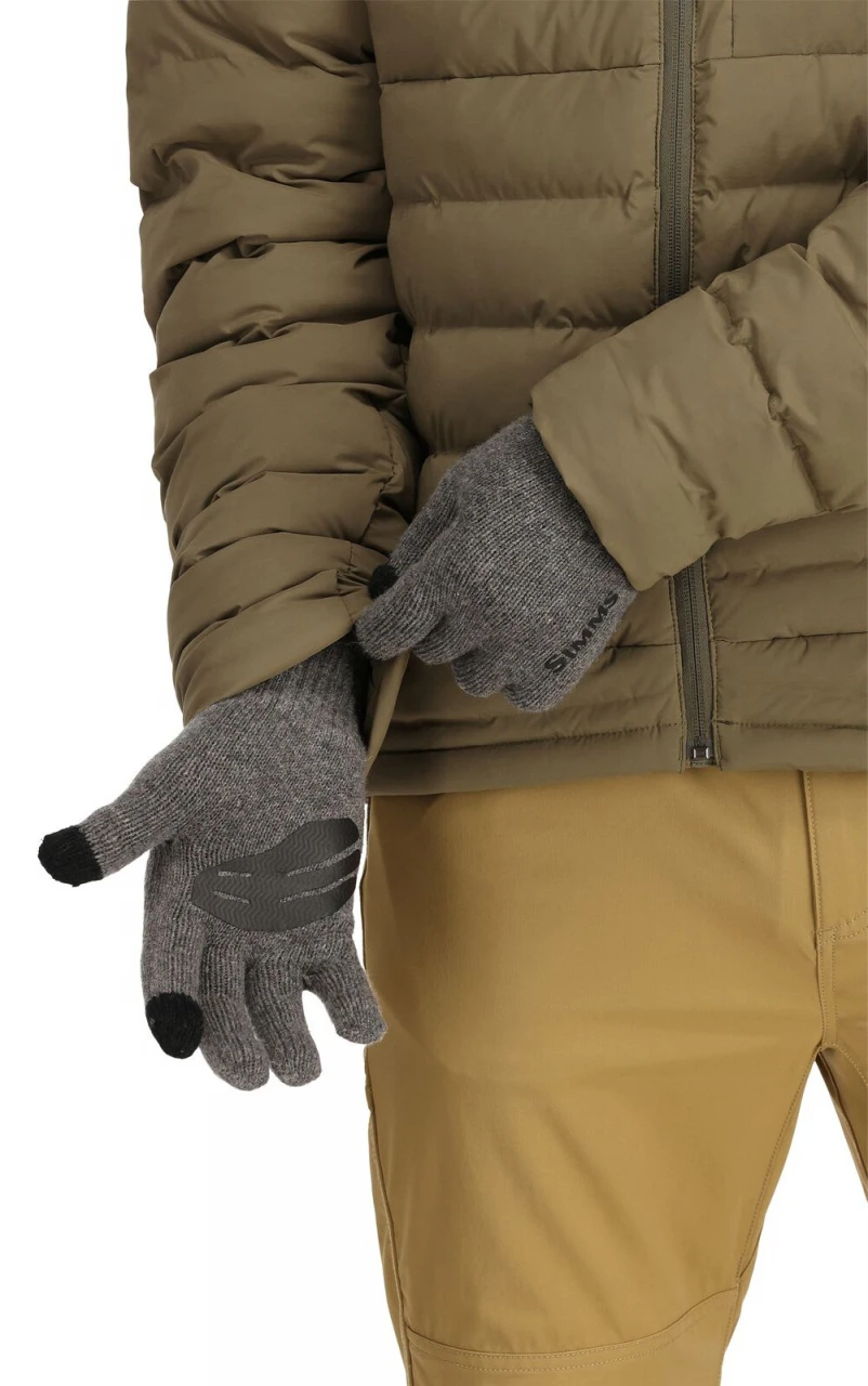 Fishing Gloves Simms Wool Full Finger Steel 6 Fishing Gloves Simms Wool Full Finger Steel - Image 4