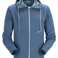 Fishing Hoody Simms Vermilion Full Zip Navy Heather