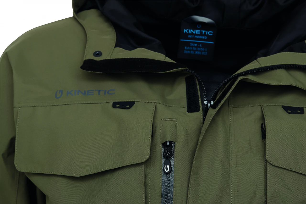 Kinetic Fishing Fishing Jacket Kinetic Classic Olive 5 Kinetic Fishing Fishing Jacket Kinetic Classic Olive - Image 3