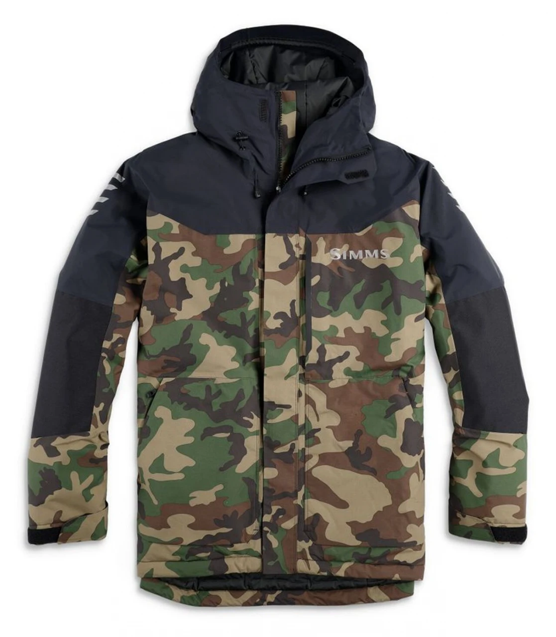 Fishing Jacket Simms Challenger Insulated Woodland Camo 3 Fishing Jacket Simms Challenger Insulated Woodland Camo