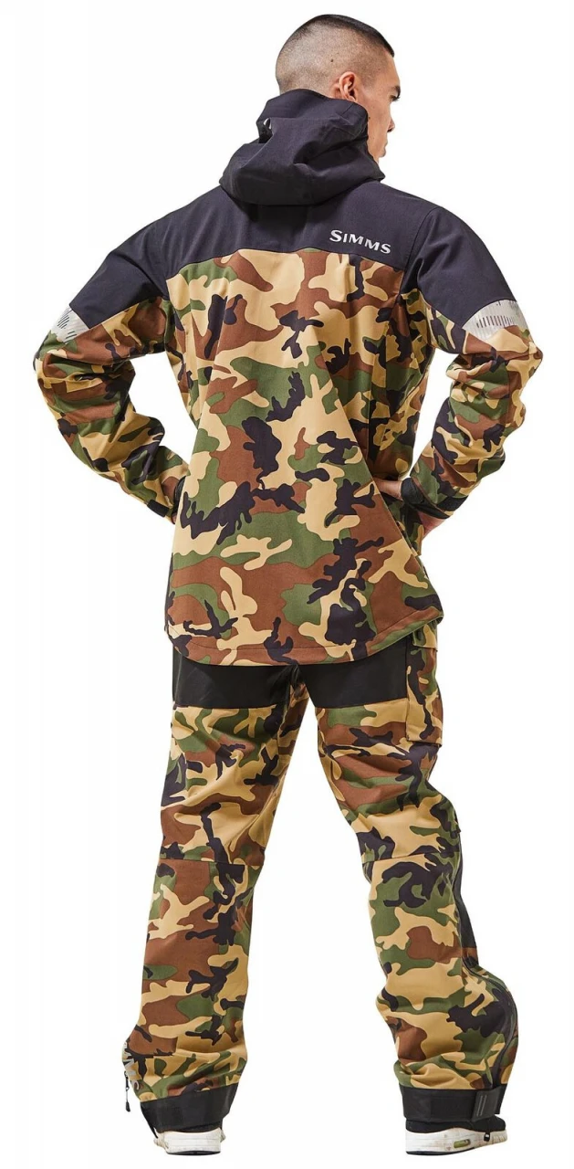 Fishing Jacket Simms CX Woodland Camo 6 Fishing Jacket Simms CX Woodland Camo - Image 4