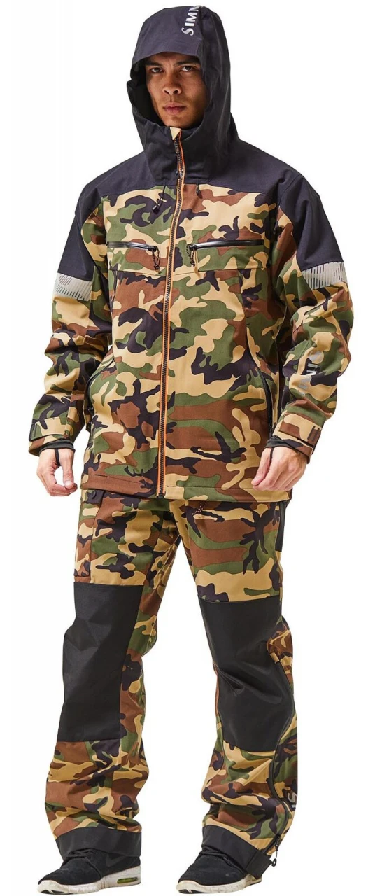 Fishing Jacket Simms CX Woodland Camo 8 Fishing Jacket Simms CX Woodland Camo - Image 6