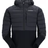 Fishing Jacket Simms ExStream Pull Over Hoody Black -Shooting Sales Shop fishing jacket simms exstream pull over hoody black
