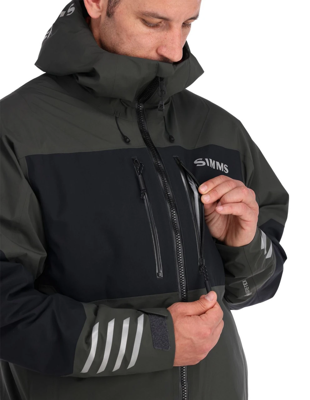 Fishing Jacket Simms Guide Insulated Carbon 5 Fishing Jacket Simms Guide Insulated Carbon - Image 3