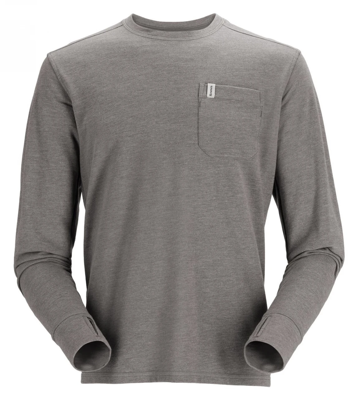 Fishing LS Shirt Simms Henry's Fork Crew Steel Heather 3 Fishing LS Shirt Simms Henry's Fork Crew Steel Heather