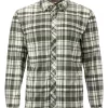 Fishing Shirt Simms Bugstopper Foliage Madras Plaid -Shooting Sales Shop fishing shirt simms bugstopper foliage madras plaid