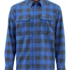 Fishing Shirt Simms Coldweather Rich Blue Buffalo Plaid 1 Fishing Shirt Simms Coldweather Rich Blue Buffalo Plaid -Shooting Sales Shop fishing shirt simms coldweather rich blue buffalo plaid s