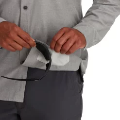 Fishing Shirt Simms Cutbank Chambray Cinder Chambray -Shooting Sales Shop fishing shirt simms cutbank chambray cinder chambray.3